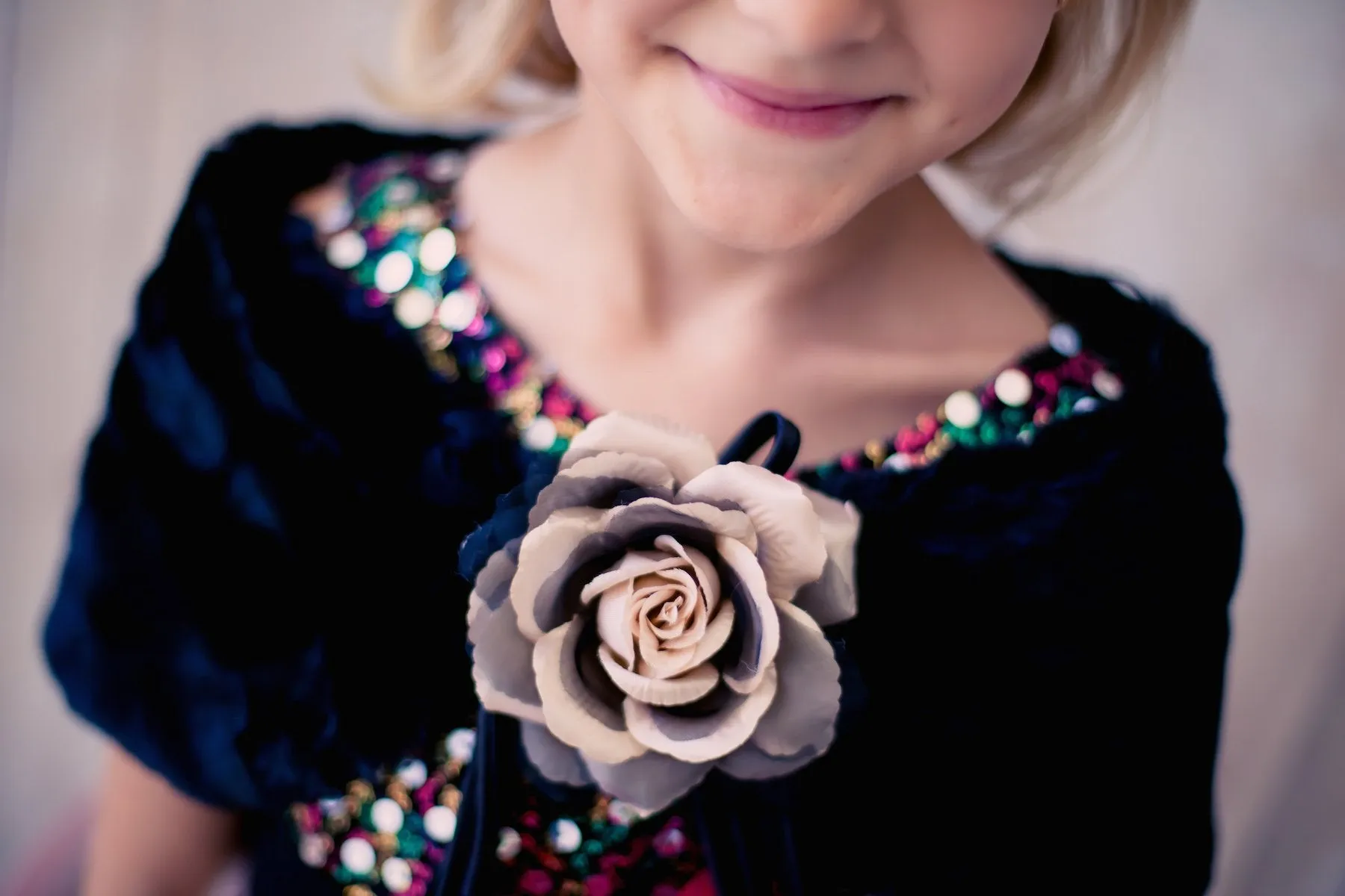 232 Elegant Fur Shawl for Girls