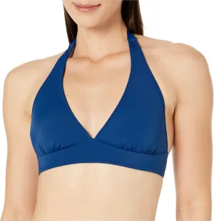 Amazon Essentials Women's Light-Support Tie Halter Bikini Swimsuit Top (Available in Plus Size)