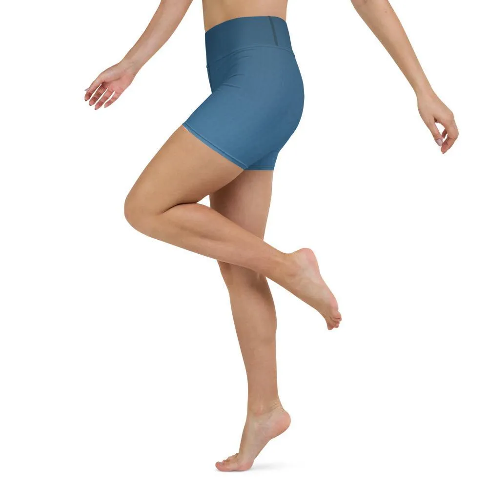 Arctic Sea Ombre High Waist Shorts