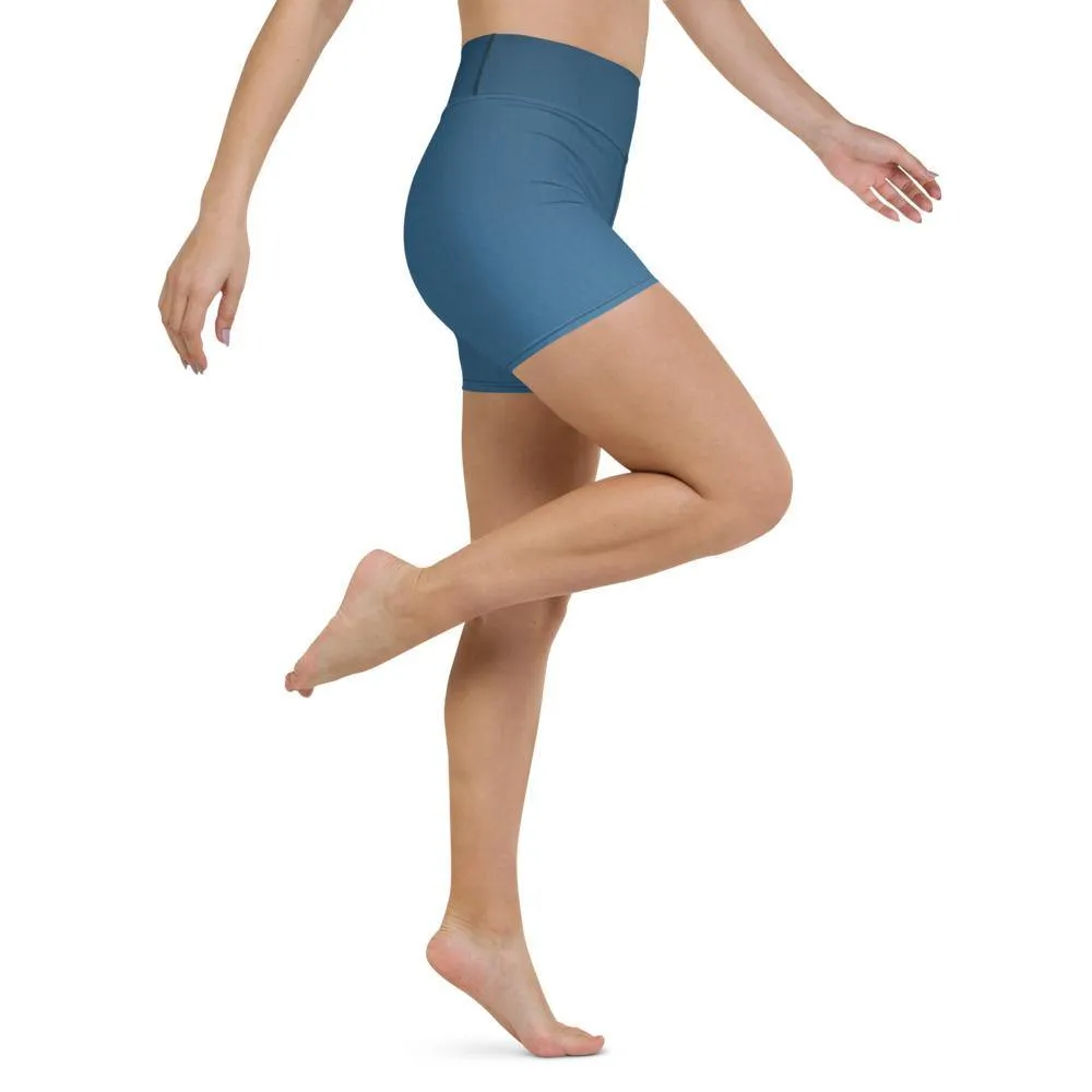 Arctic Sea Ombre High Waist Shorts