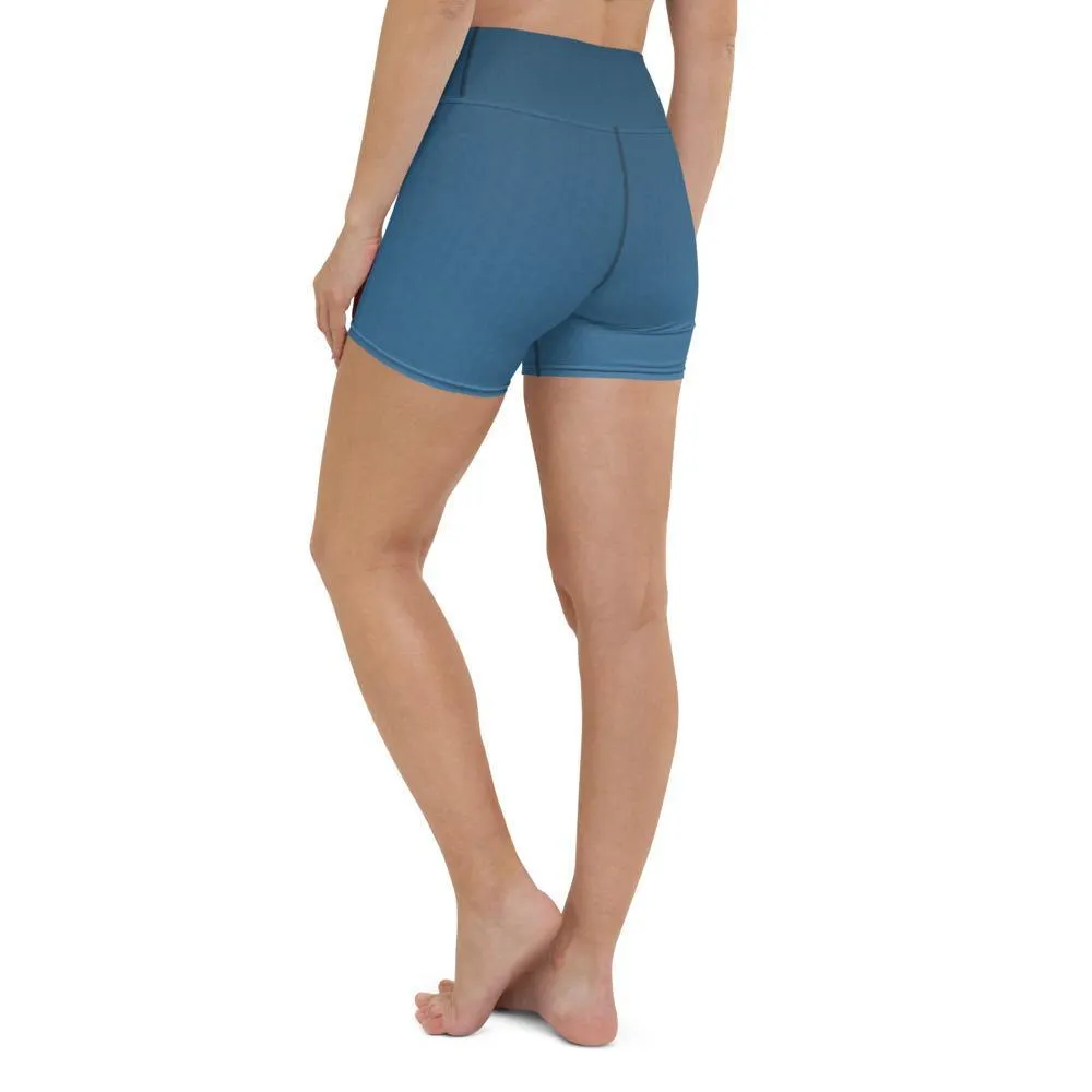 Arctic Sea Ombre High Waist Shorts