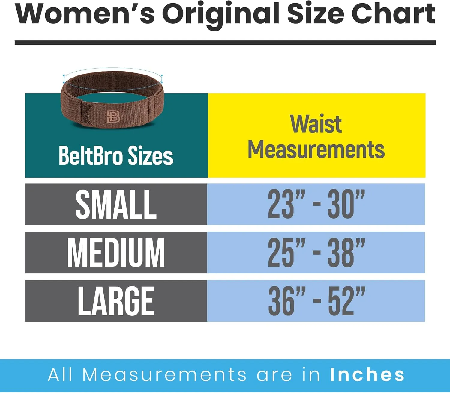 BeltBro For Women No Buckle Elastic Belt  Fits 1 Inch Belt Loops, Easy To Use