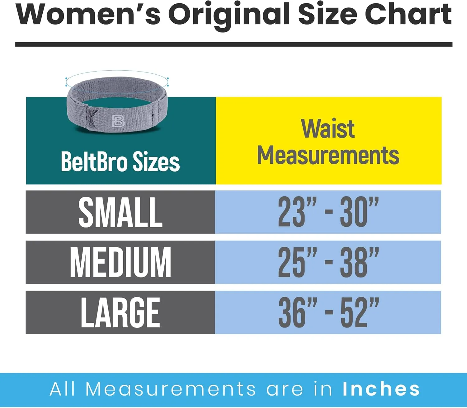 BeltBro For Women No Buckle Elastic Belt  Fits 1 Inch Belt Loops, Easy To Use