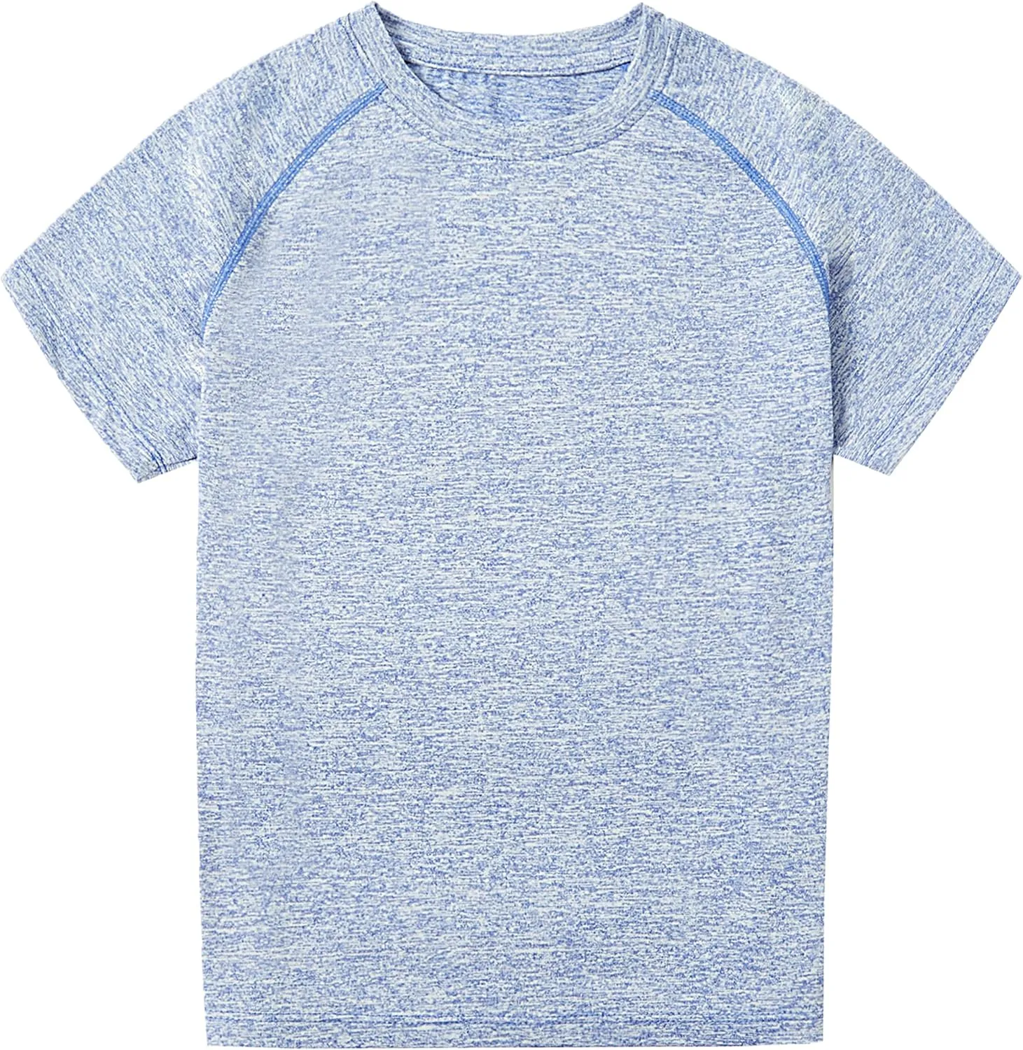 Boy's Quick Dry Short-Sleeve T-Shirts Active T Shirts for Boys 3-12 Years Old