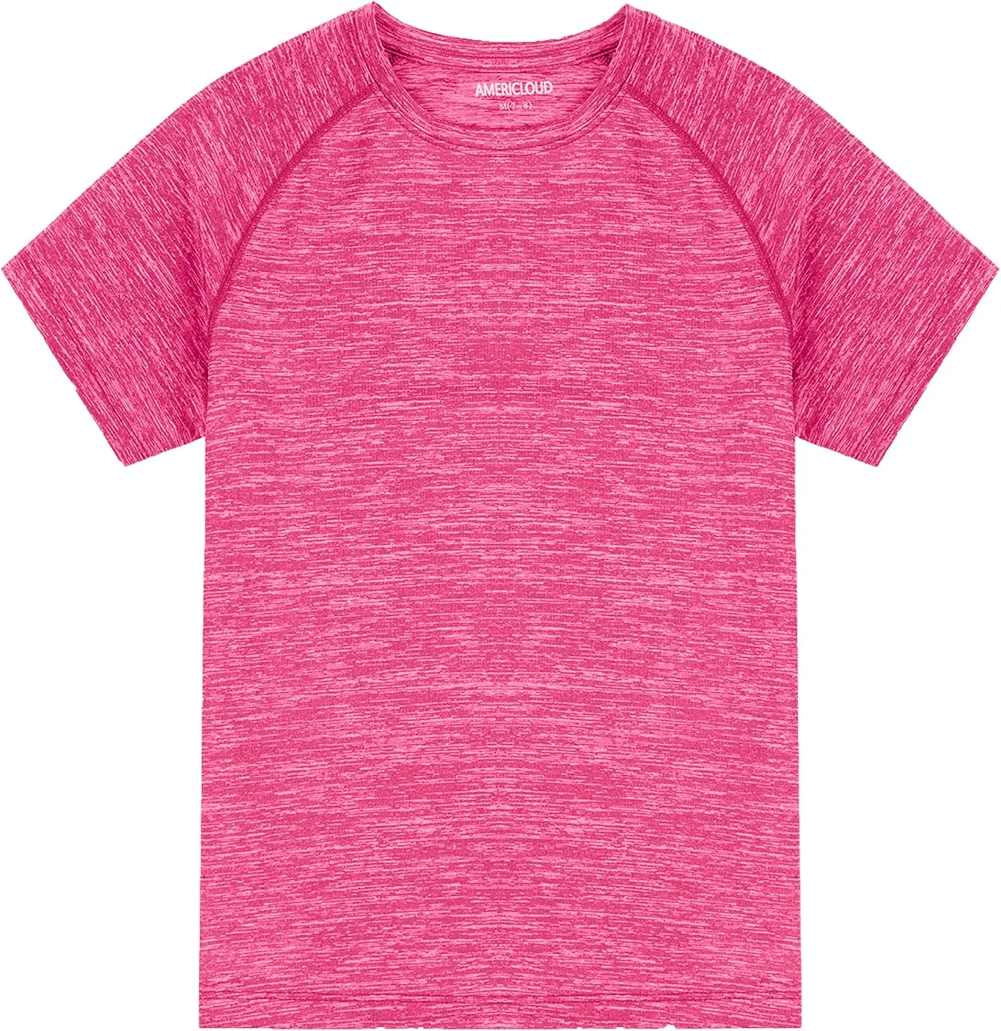 Boy's Quick Dry Short-Sleeve T-Shirts Active T Shirts for Boys 3-12 Years Old