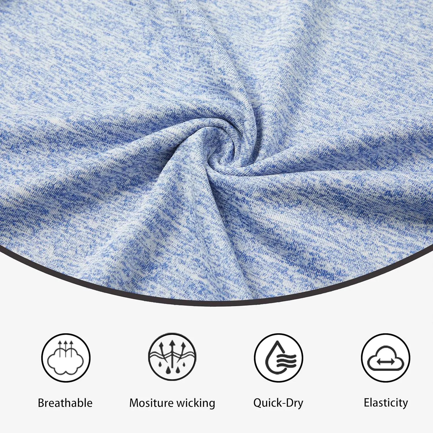 Boy's Quick Dry Short-Sleeve T-Shirts Active T Shirts for Boys 3-12 Years Old