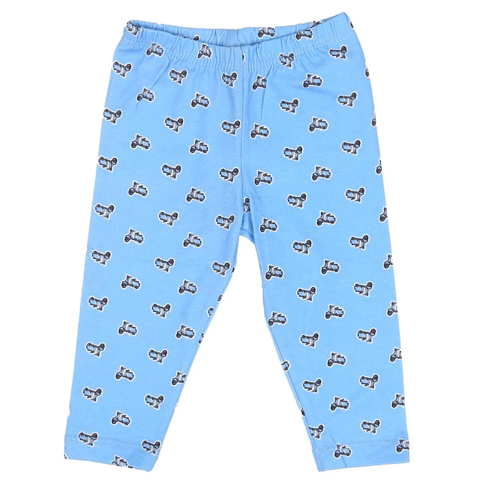 BP-Infant Girls Printed Tights VESPA - Blue