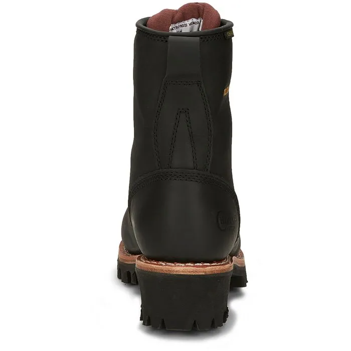 Chippewa Women's Tinsley 8" Steel Toe WP 400G Ins Work Boot - Black - L73050