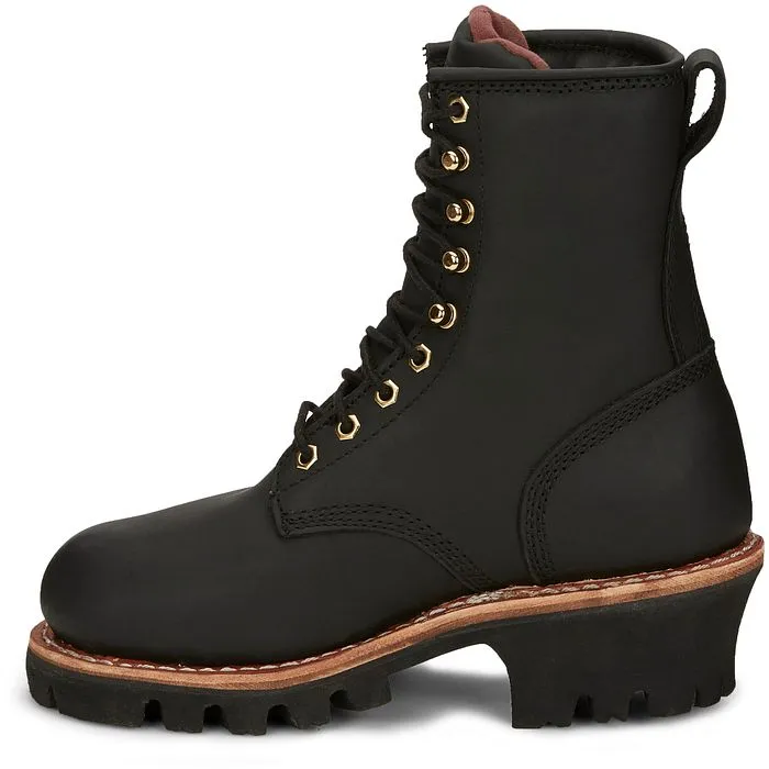 Chippewa Women's Tinsley 8" Steel Toe WP 400G Ins Work Boot - Black - L73050