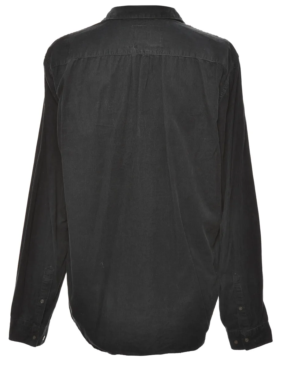 Corduroy Navy Classic Shirt - L