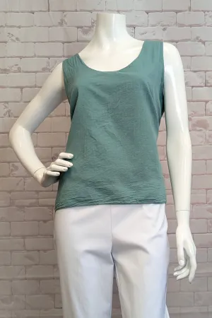 COTTON DOUBLE LAYER SLEEVELESS TOP