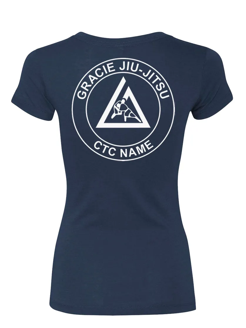 CTC Classic Gracie Jiu-Jitsu Tee Navy (Women)