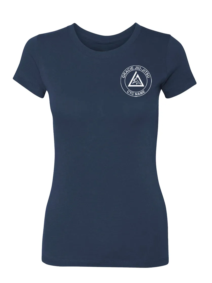 CTC Classic Gracie Jiu-Jitsu Tee Navy (Women)