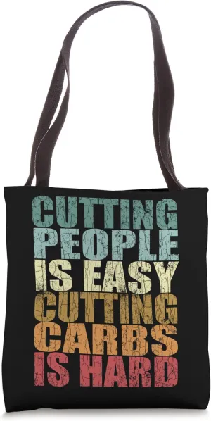 Cutting People Is Easy Funny Surgeon Surgery Doctor Graphic Tote Bag