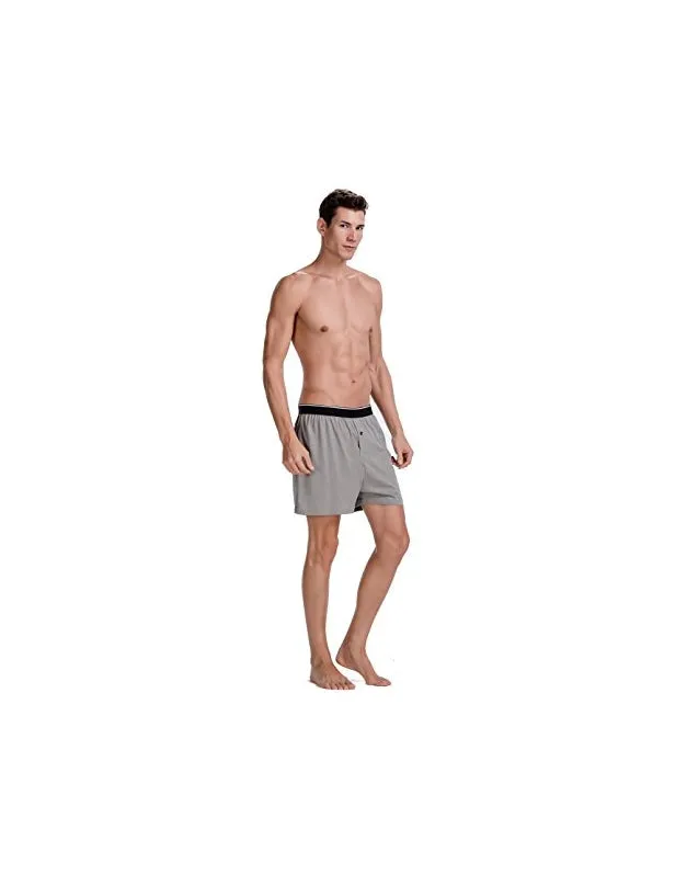 CYZ Mens 2-Pack 100% Cotton Knit Pajama Bottoms - Sleep/Lounge Shorts