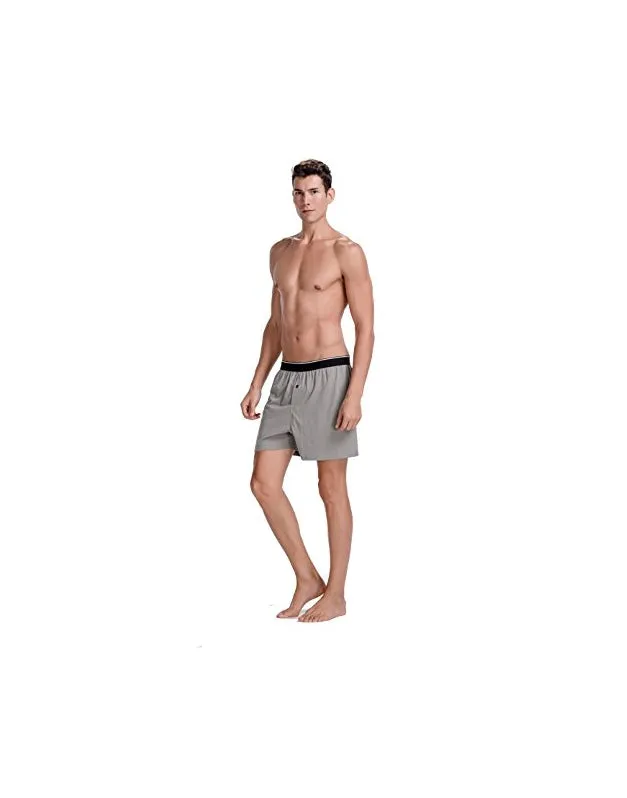 CYZ Mens 2-Pack 100% Cotton Knit Pajama Bottoms - Sleep/Lounge Shorts