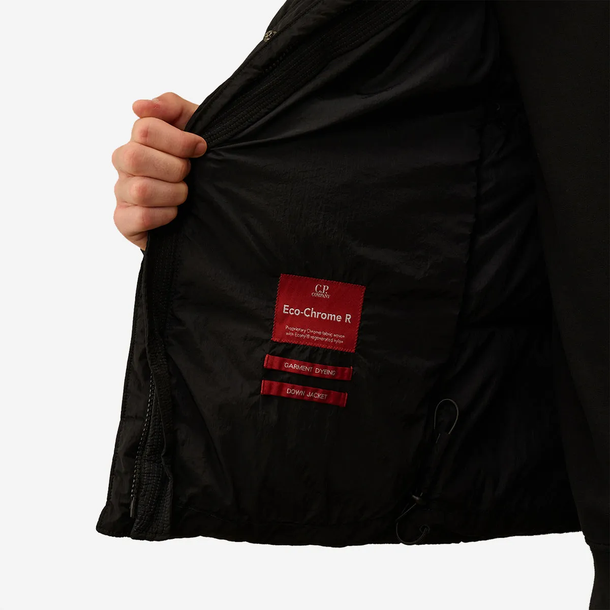Eco Chrome-R Mixed Goggle Down Jacket - Black