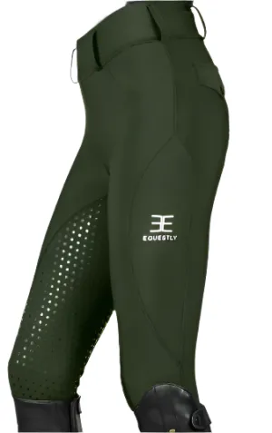 Equestly- Lux GripTEQ Riding Pants Pine (Pine Green)