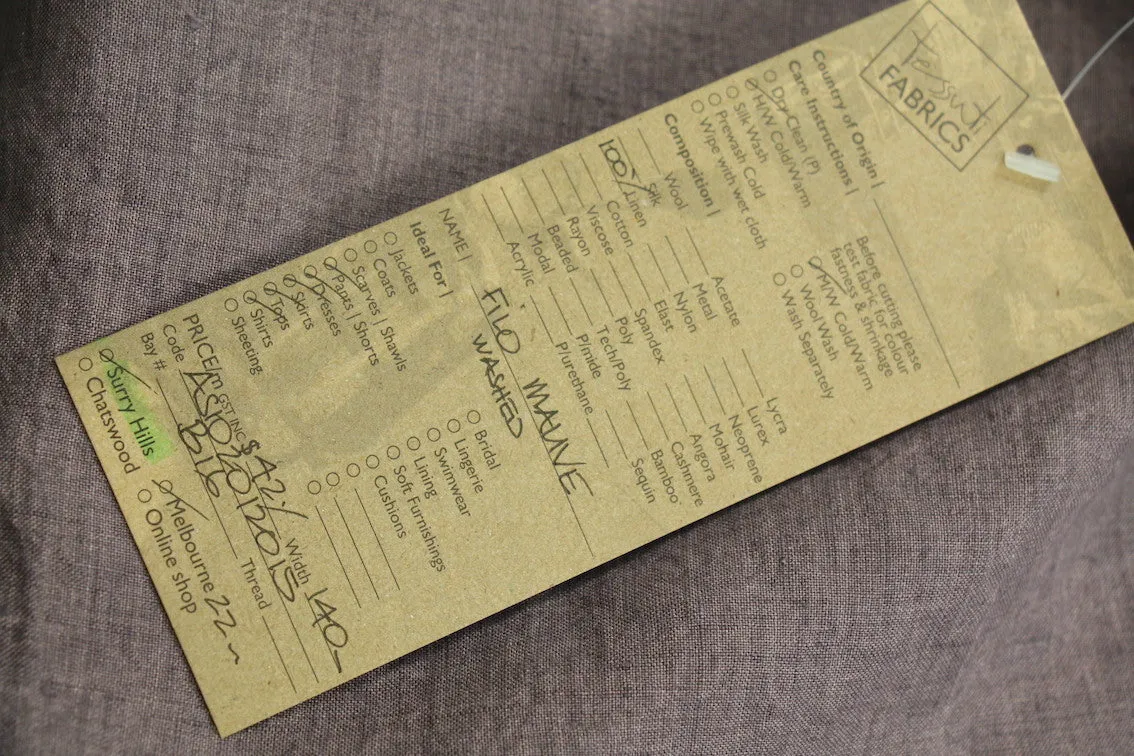 Filo Mauve Linen