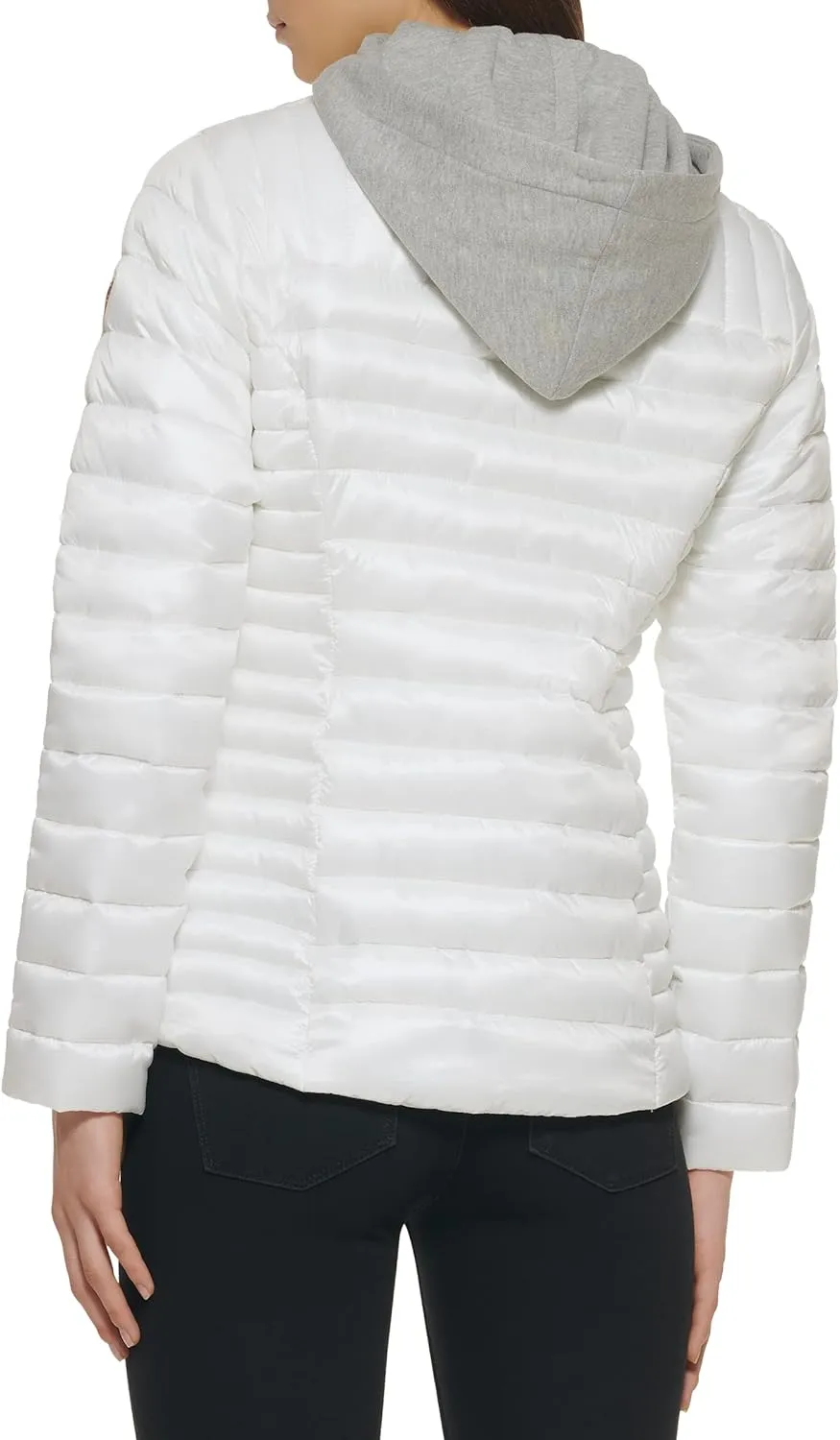 GUESS Women's Light Packable Jacket Quilted, Transitional Puffer