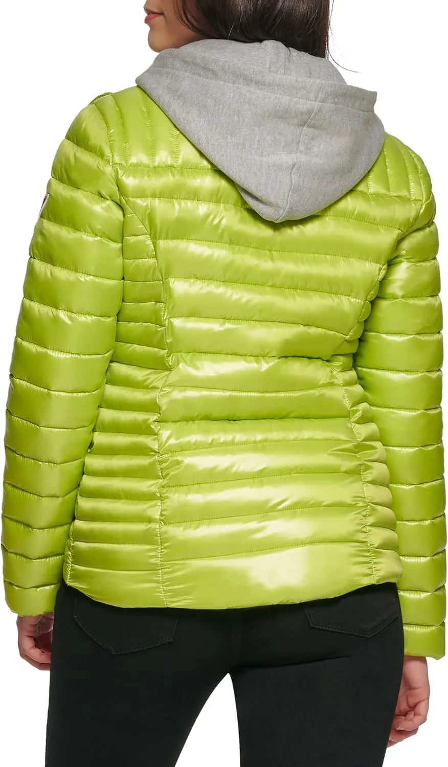 GUESS Women's Light Packable Jacket Quilted, Transitional Puffer