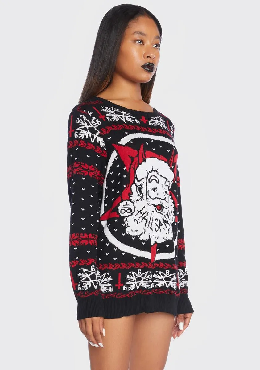 Hail Santa Christmas Sweater