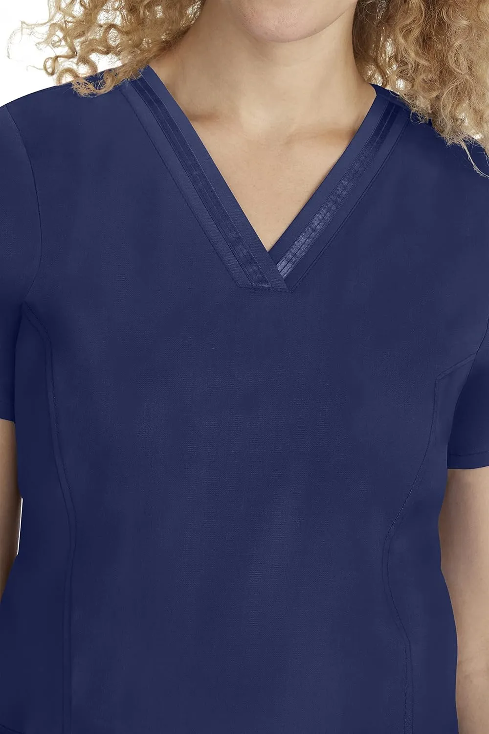 Healing Hands Scrub Top for Women with 3 Pockets and Easy Care, 2-Way Stretch Fabric 2278