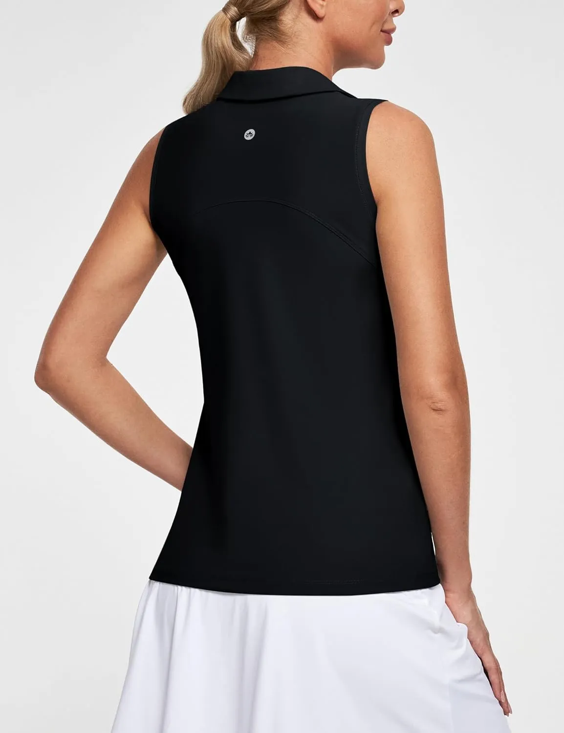 Heathyoga Womens Golf Shirt Golf Tank Tops for Women Polo Tennis Shirts Sleeveless Golf Shirts for Women Quick Dry