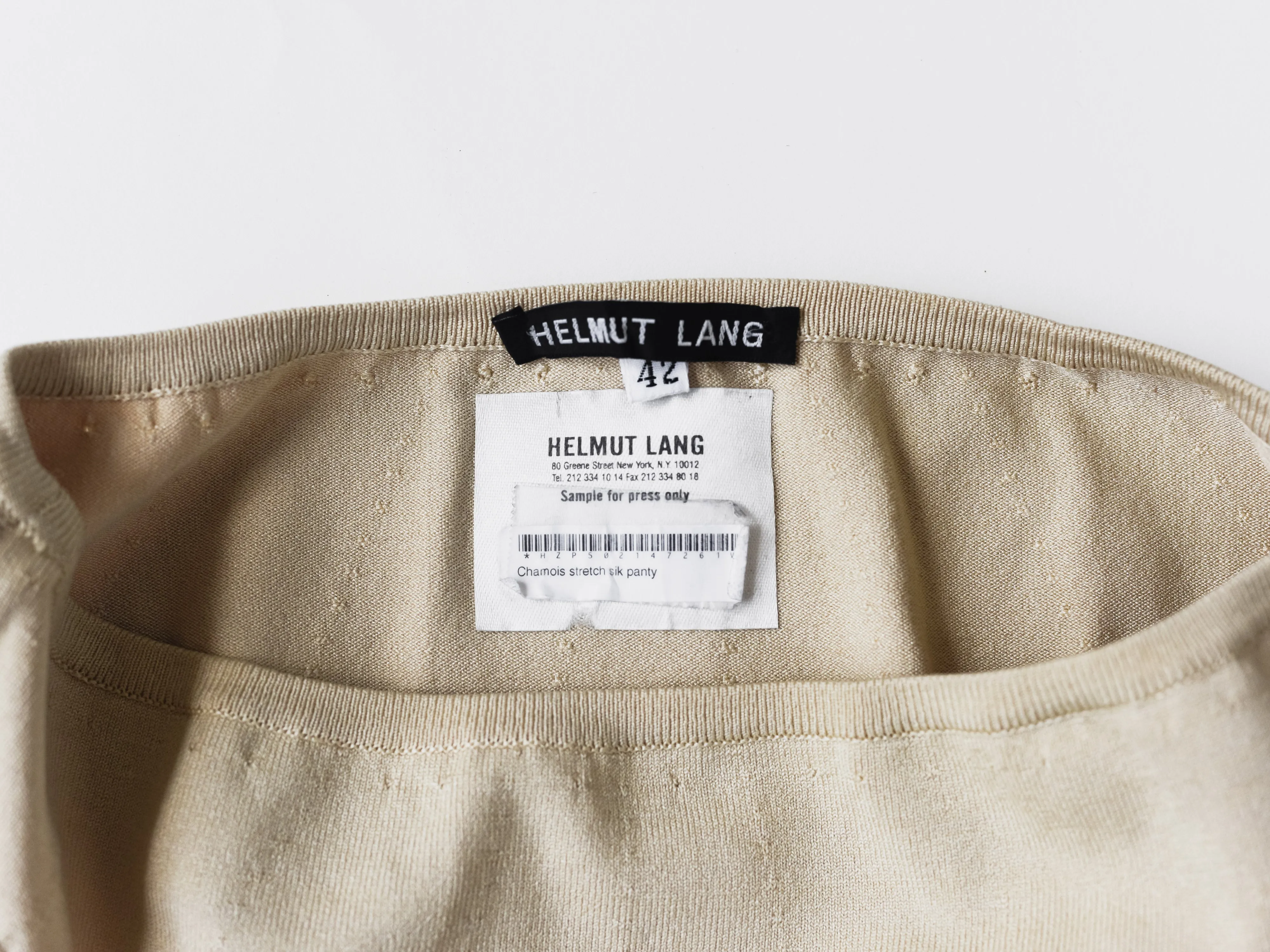 Helmut Lang SS01 Silk Briefs Sample