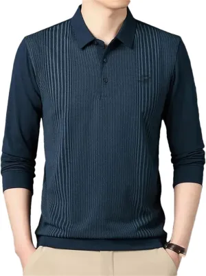 Hgvcfcv MenS Polo Shirts Short/Long Sleeve Quick Dry Athletic Golf T-Shirts Polo Slim Fit T Shirts for Men
