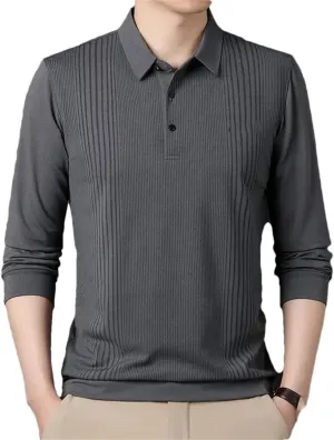 Hgvcfcv MenS Polo Shirts Short/Long Sleeve Quick Dry Athletic Golf T-Shirts Polo Slim Fit T Shirts for Men