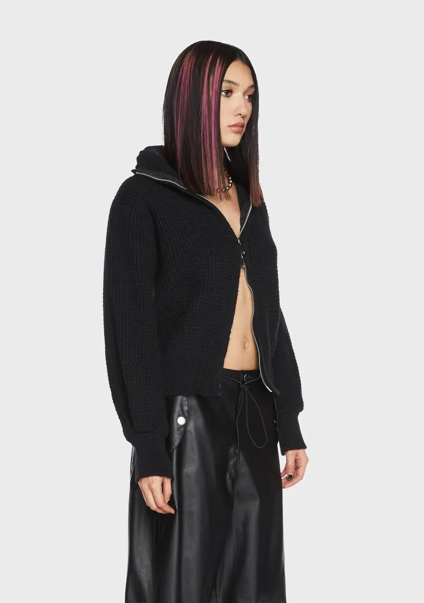 I Get Around Zip-Up Sweater