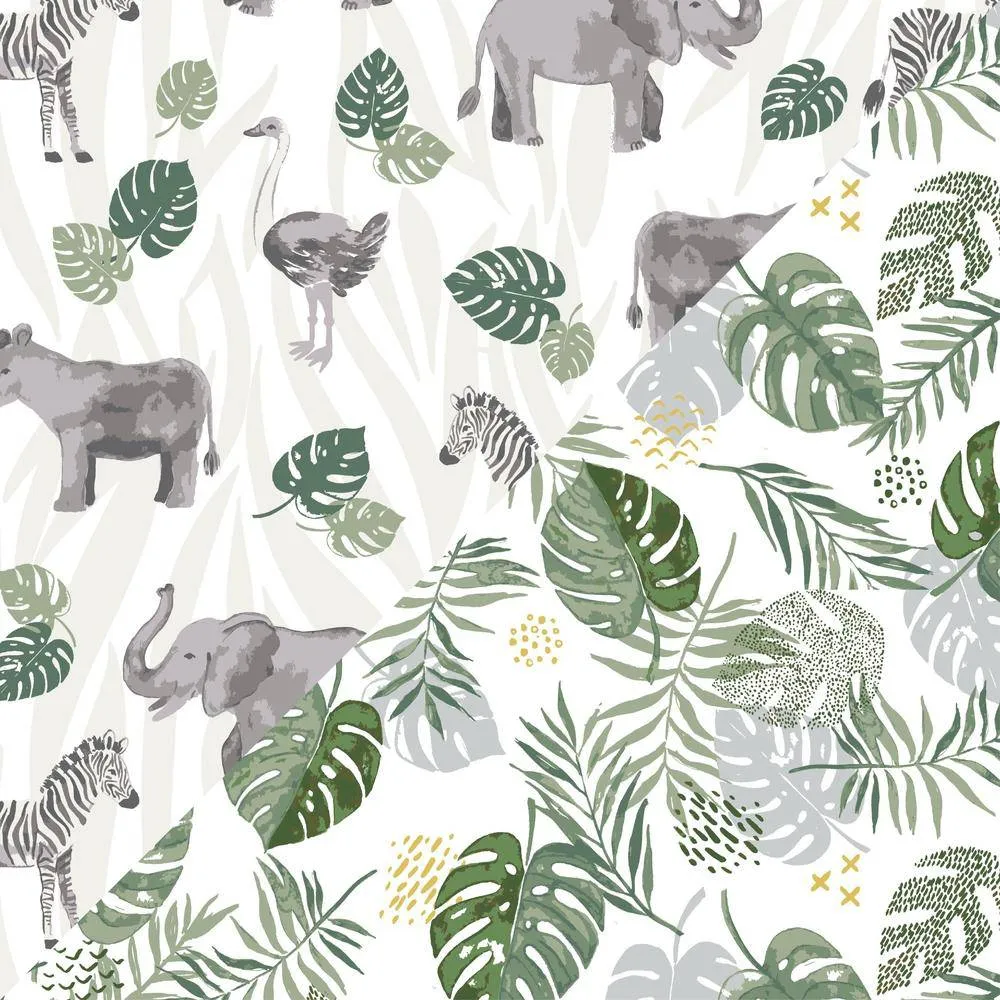 Jungle   Rainforest Classic Muslin Bandana Bib Set