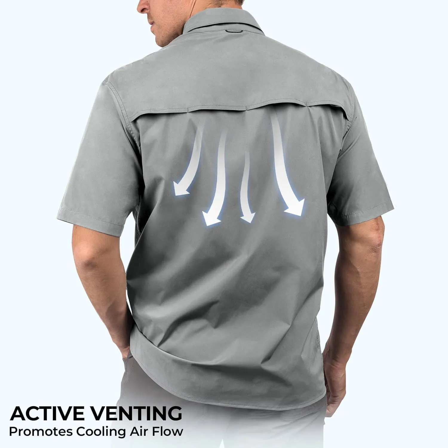KastKing ReKon Men's Fishing Shirts, Well Made, Quick-Dry Short & Long Sleeve Hiking Beach Shirts, Sun Protection