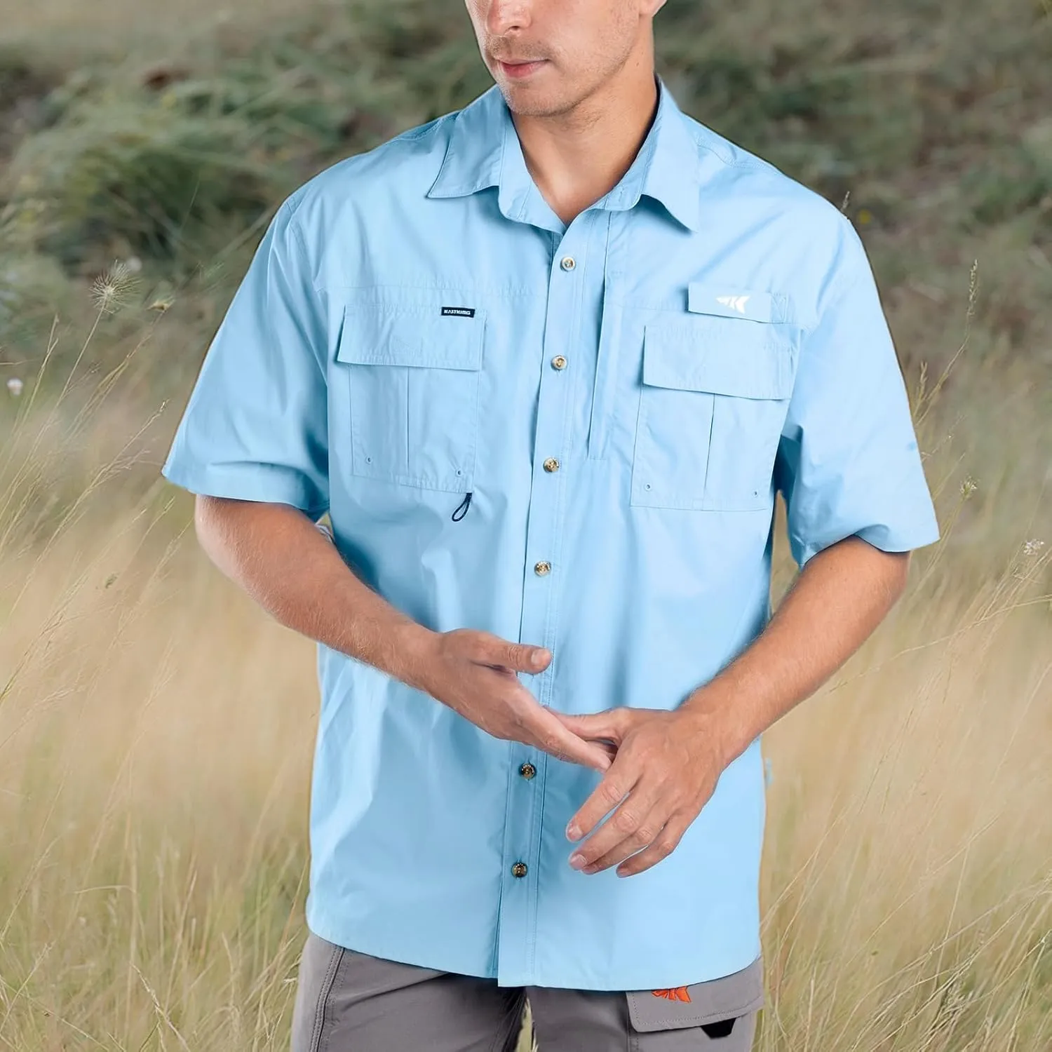 KastKing ReKon Men's Fishing Shirts, Well Made, Quick-Dry Short & Long Sleeve Hiking Beach Shirts, Sun Protection