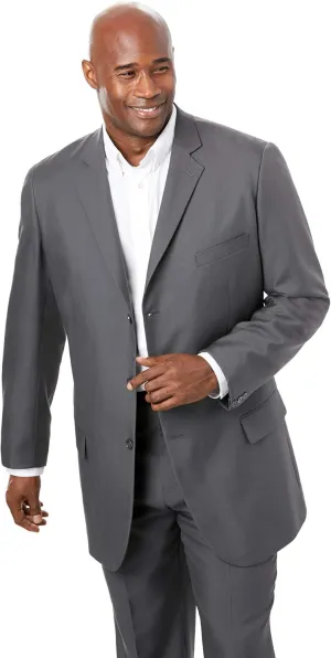 KingSize Men's Big & Tall Easy Movement Three-Button Jacket