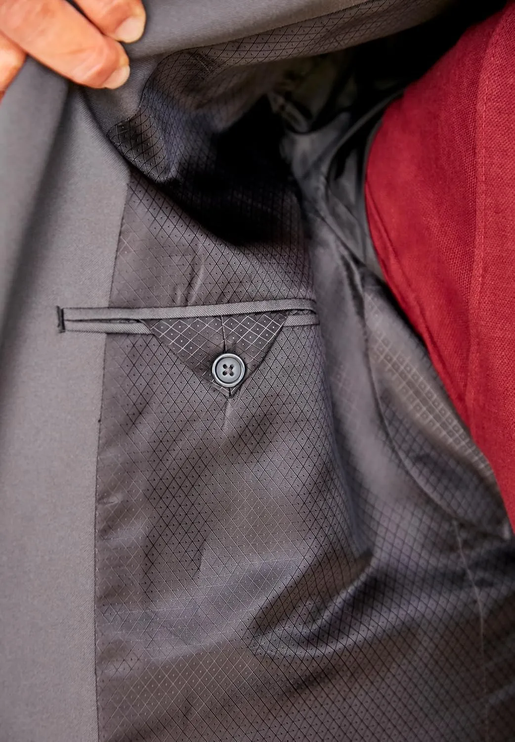 KingSize Men's Big & Tall Easy Movement Three-Button Jacket
