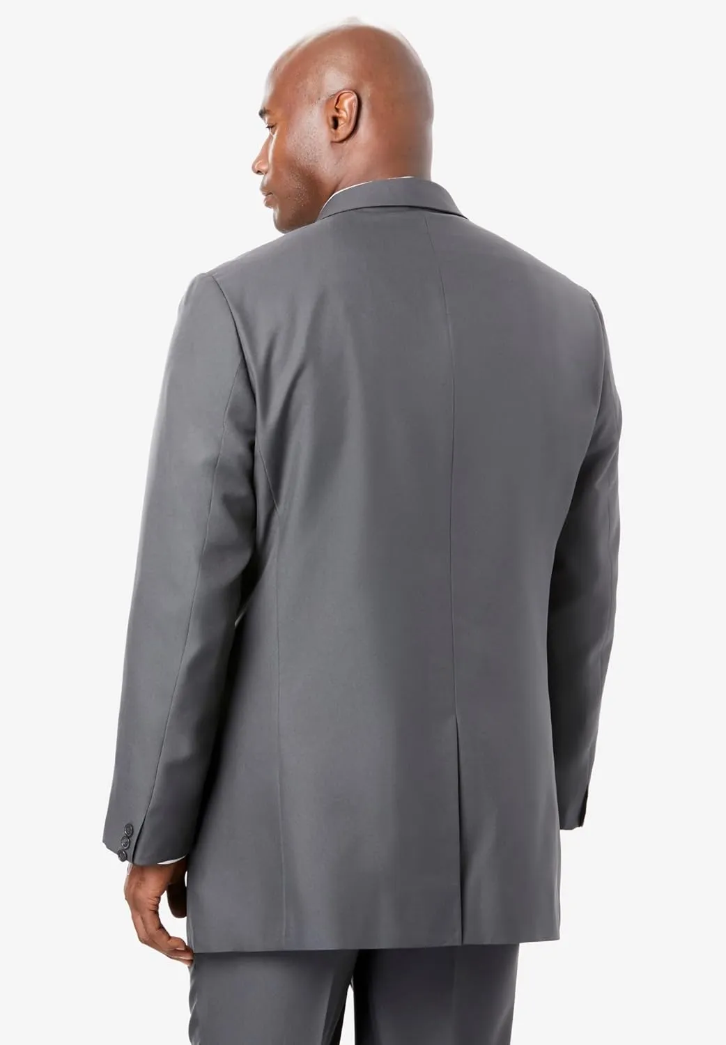 KingSize Men's Big & Tall Easy Movement Three-Button Jacket
