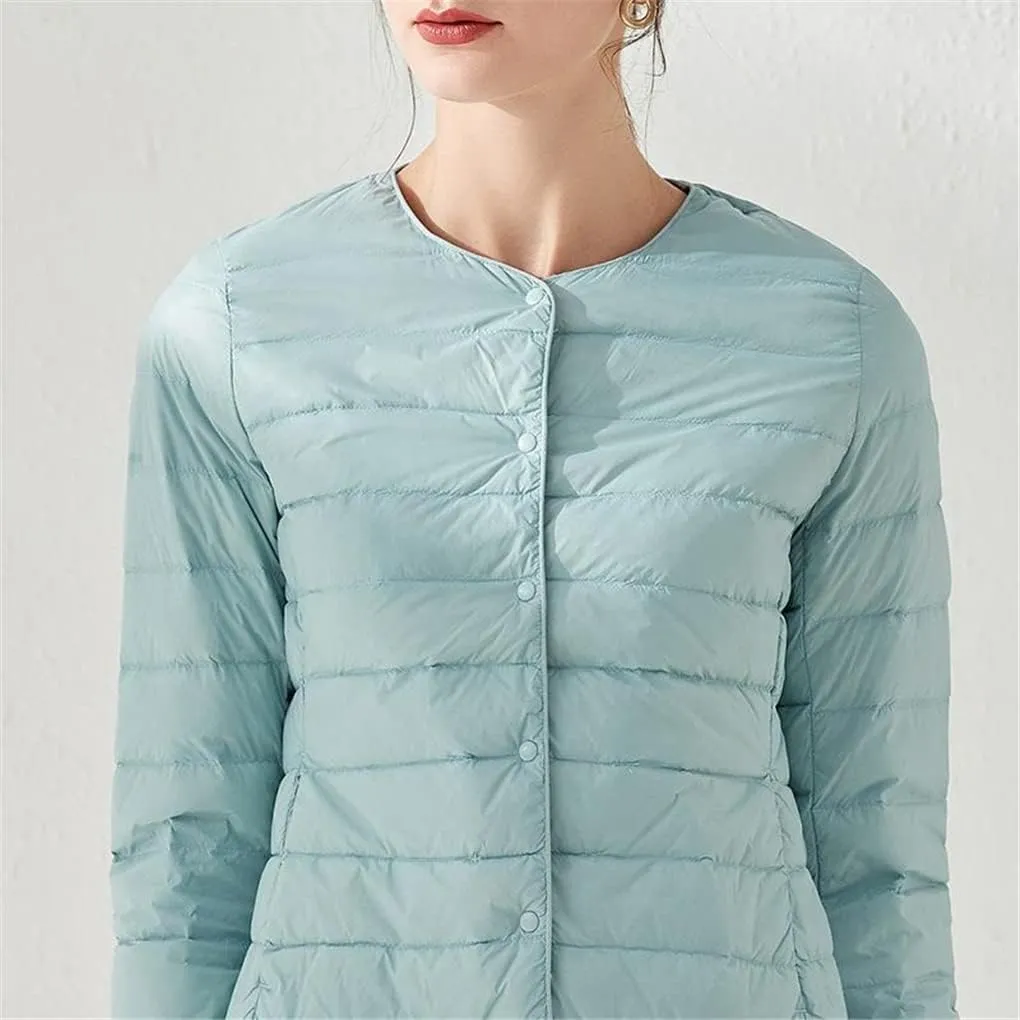 Matt Fabric Ultra Light Duck Down Women Lightweight Coat Warm Female Windbreaker Parka Down Jackets Coats