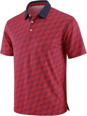 Men's Golf Polo Shirts Short Sleeve Moisture Wicking Quick Dry Fit Business Casual Performance Sports Shirt