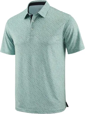 Men's Golf Polo Shirts Short Sleeve Moisture Wicking Quick Dry Fit Business Casual Performance Sports Shirt