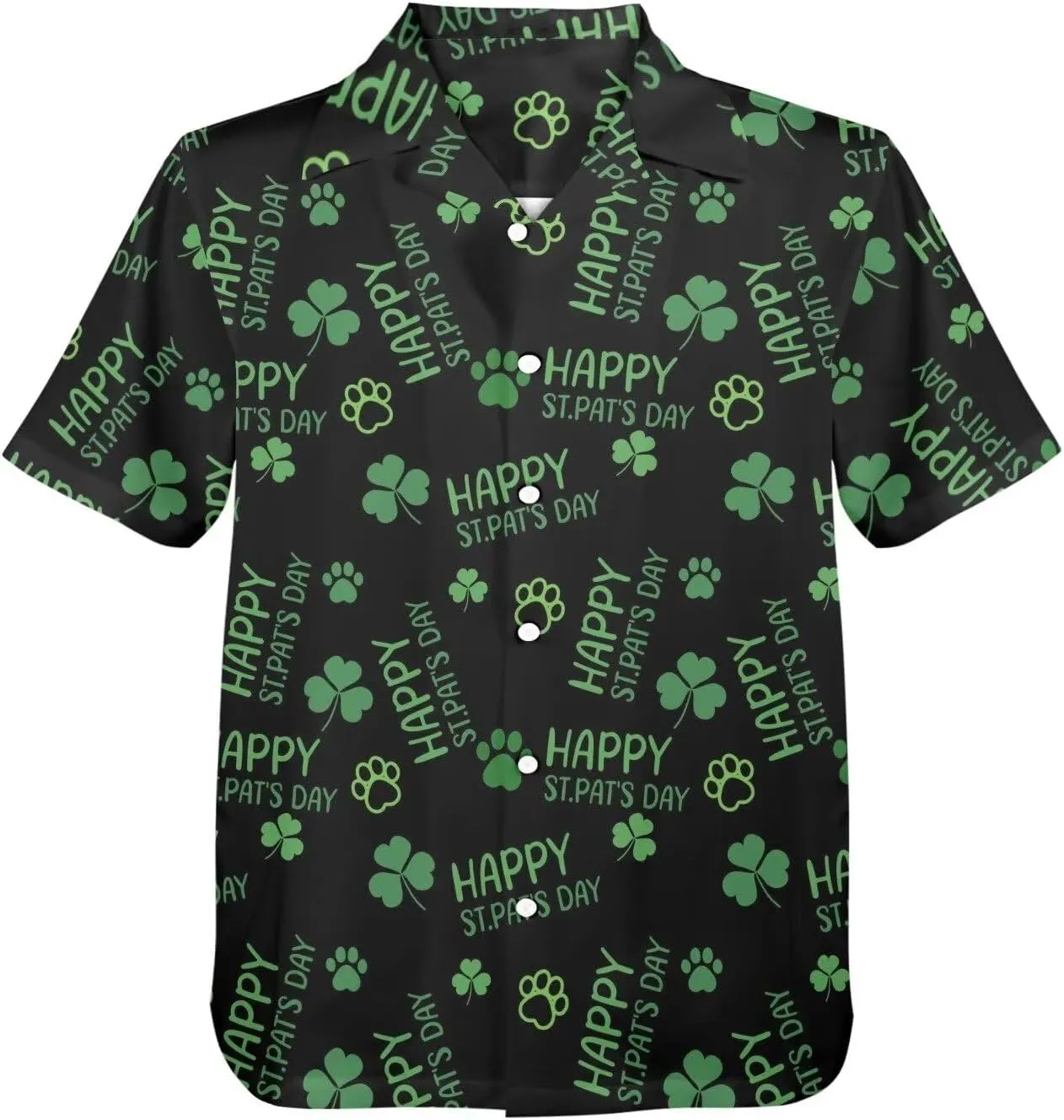 Mens Hawaiian Shirts Short Sleeve Beach Shirts Button-Down Dressy T-Shirts Plus Size Tropical Vacation T-Shirts