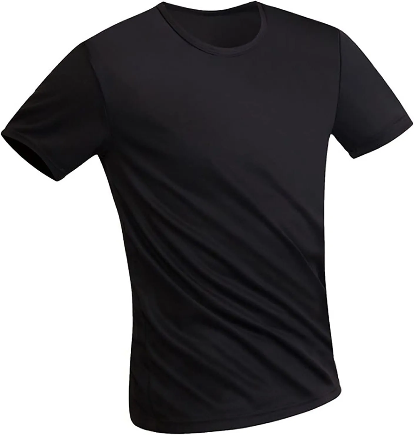 Mens T-shirts Swim Tops Short Sleeve Quick Dry Water Shirt Quick Dry Fishing Beach T-Shirts Running Vest Sports Top