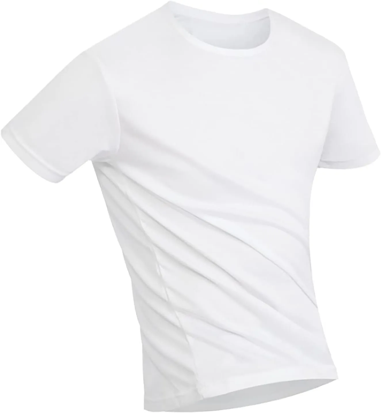 Mens T-shirts Swim Tops Short Sleeve Quick Dry Water Shirt Quick Dry Fishing Beach T-Shirts Running Vest Sports Top