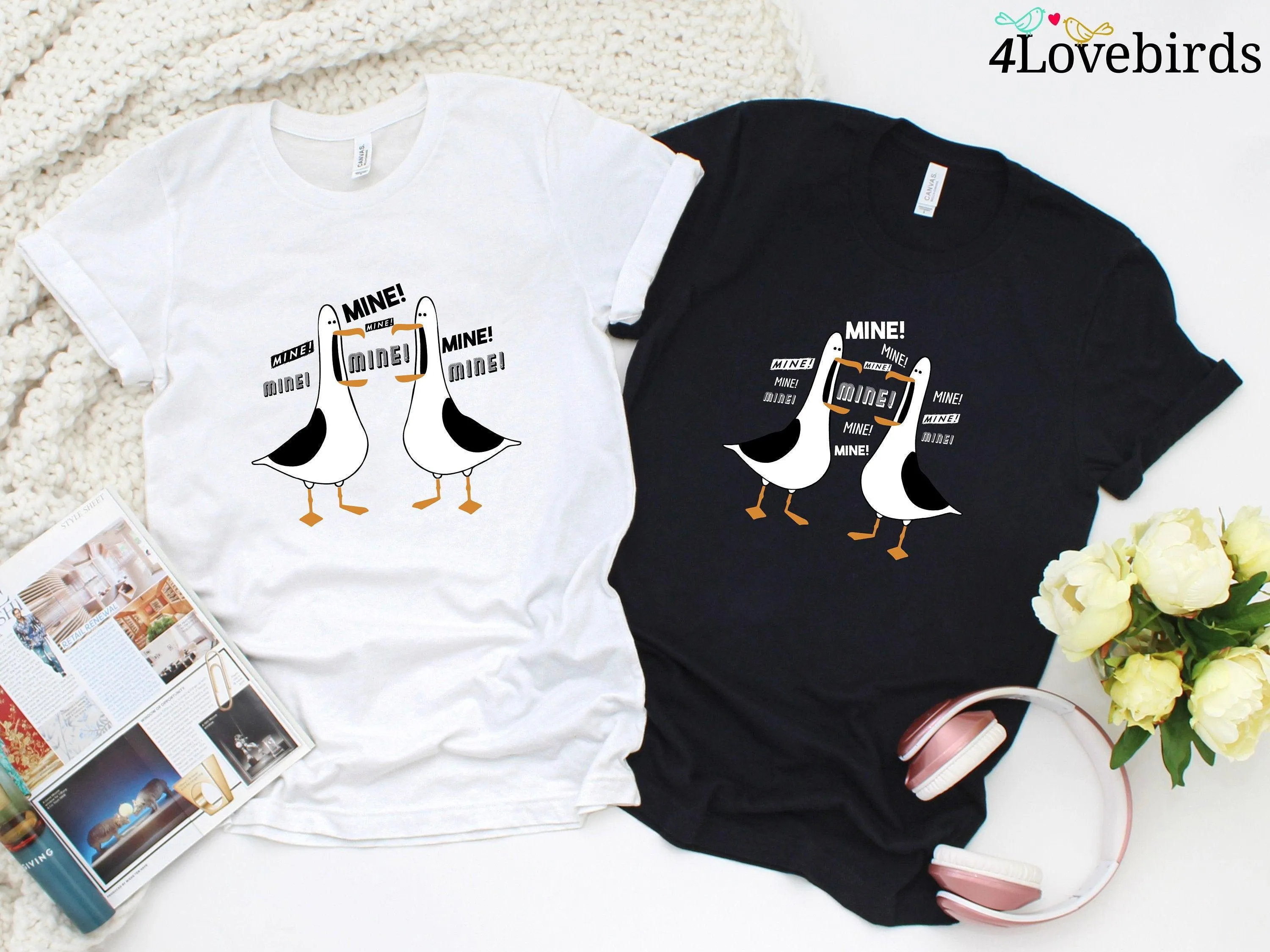 Mine Mine Matching Hoodie, his and hers, mr and mrs, wine shirt, couples, Nemo, matching shirts, funny shirt, vacation shirts