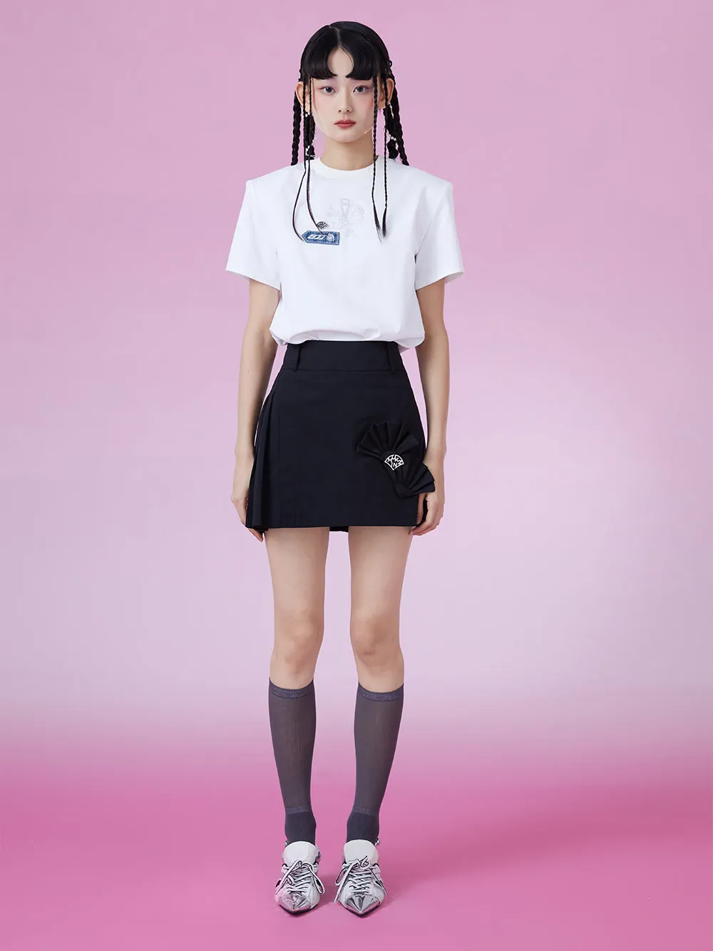 MUKZIN Suitable White Classic Fresh Cool T-shirts