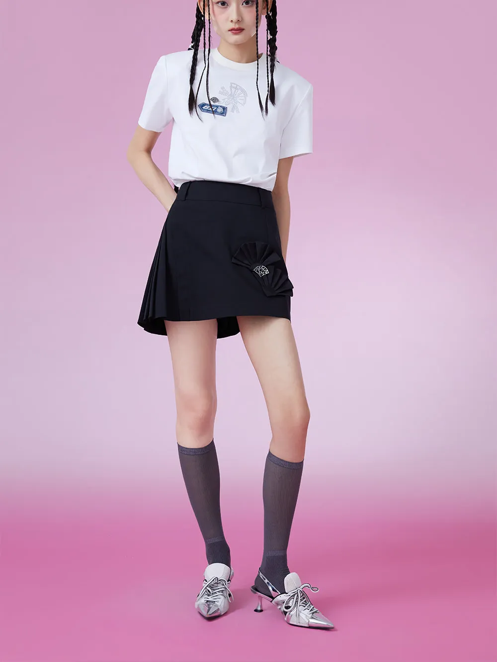 MUKZIN Suitable White Classic Fresh Cool T-shirts