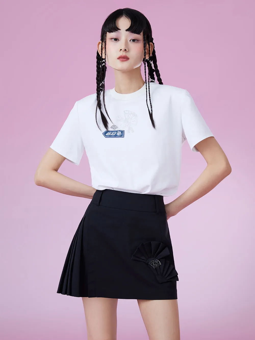 MUKZIN Suitable White Classic Fresh Cool T-shirts