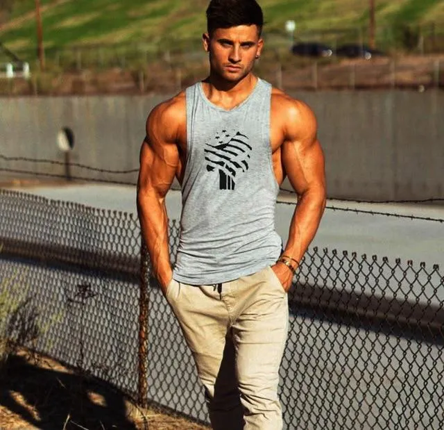 New fashion cotton sleeveless shirts tank top