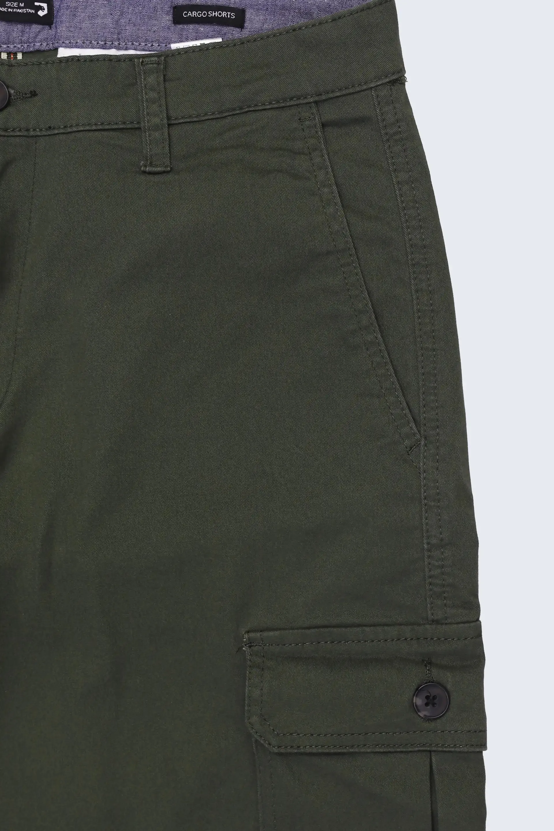 Olive Cargo Shorts